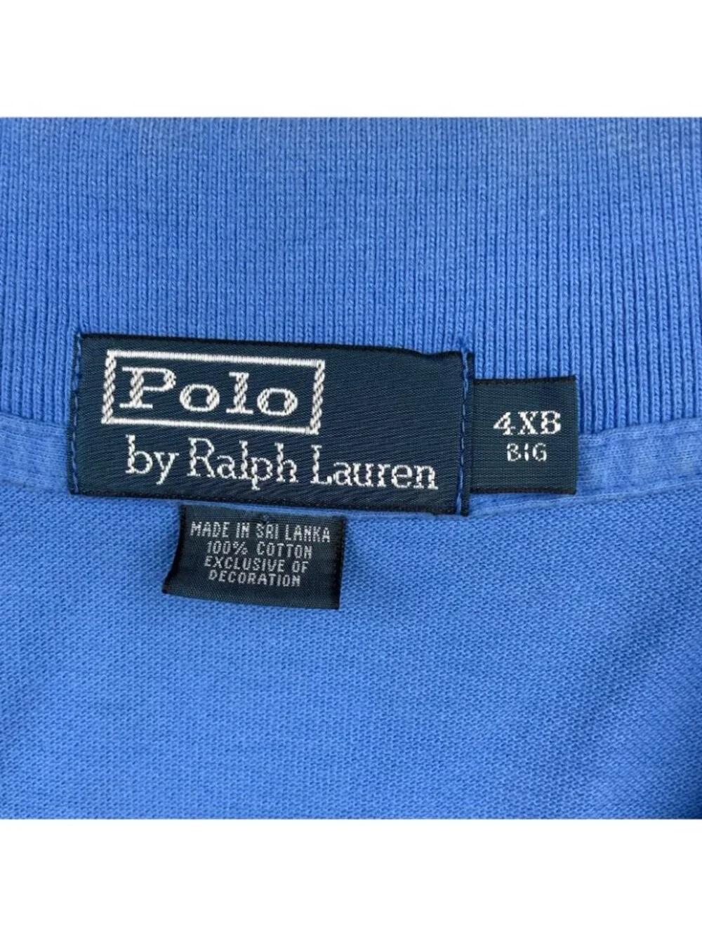 Polo Ralph Lauren Men's 100% Cotton S/S Polo Shirt Blue • 4XB | BIG